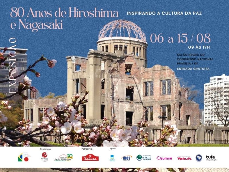 80 anos de Hiroshima e Nagasaki – Inspirando a Cultura da Paz