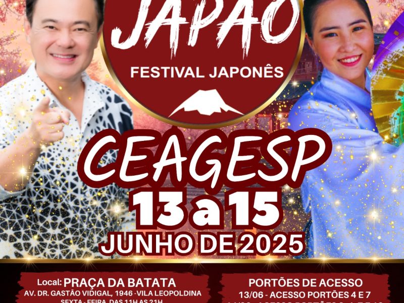 IPK, Mostra Japão e Ceagesp realizam evento nos dias 13 a 15 de junho