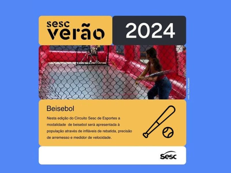 Beisebol Sesc Verão 2024