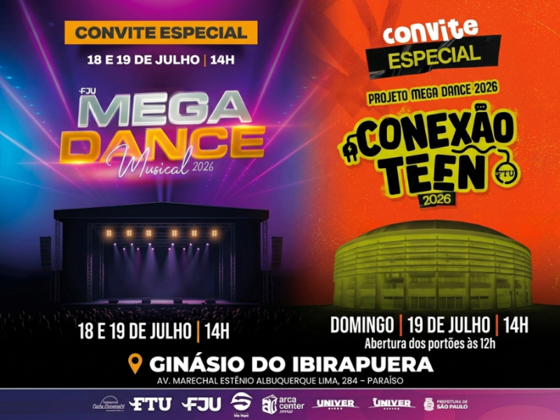 Mega Dance conexão teen 2026
