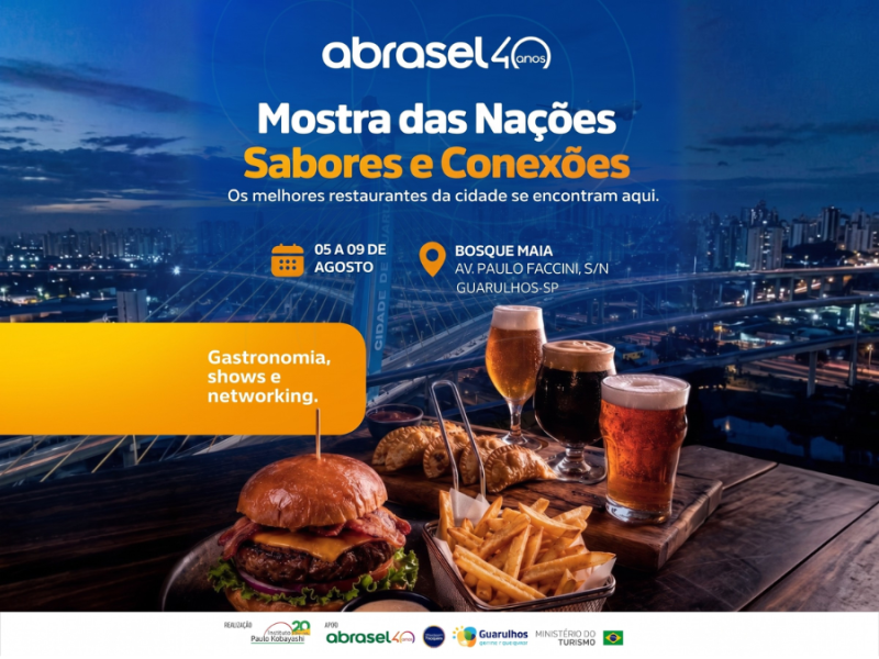 Abrasel Mostra das Nações Sabores e Conexões 2026